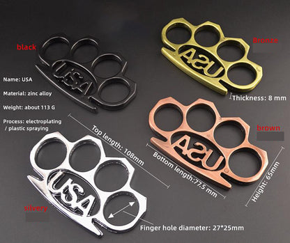 USA - EDC window breaker brass knuckles duster outdoor supplies