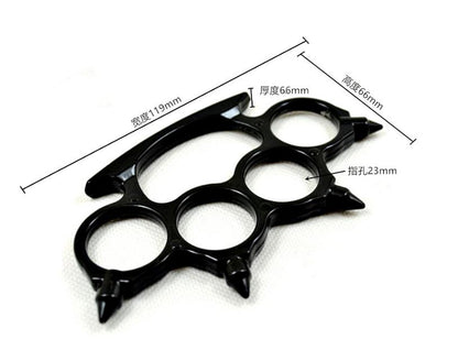 Hedgehog - Solid Brass Knuckles Duster For Self Defense Window Breaker EDC Supplies