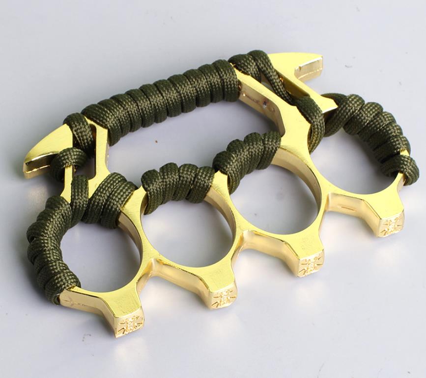 Strong Metal Brass Knuckle Duster With rope Four Finger Tiger Fingers –  KNUCKLEDUSTER