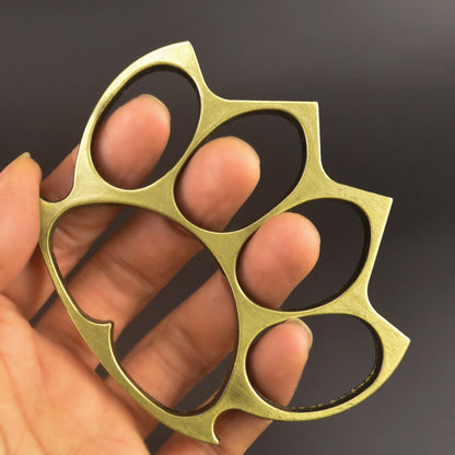 Assassins - Solid Brass Knuckles Duster For Self Defense Window Breaker EDC Supplies