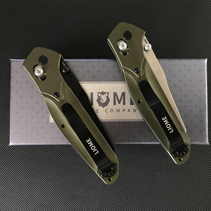 Liome 940 Axis Folding Knife Aluminum Handle Outdoor Fishing Hunting Saber Safety Defense Pocket Knives EDC Tool