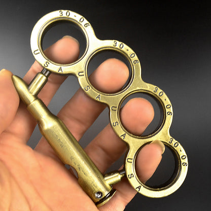 Multifonctionnel en métal Knuckle Duster doigt tigre quatre doigts Arts martiaux pratique boxe couverture défense anneau de boxe boucle à main en plein air sécurité défense EDC outil