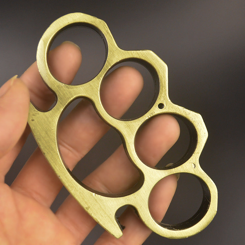 Beautiful Color Metal Brass Knuckle Duster Thickened Four Finger