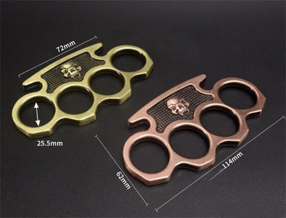 SKULL - EDC window breaker brass knuckles duster outdoor supplies